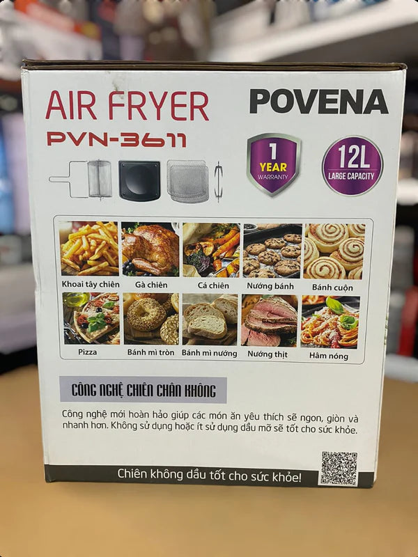 POVENA 12L 9 in 1 Air Fryer Oven