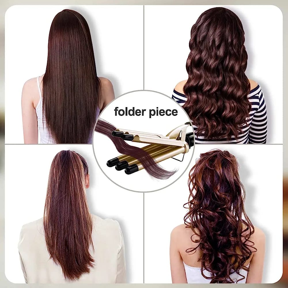 Hair Crimper 5 Barrel Curling Iron