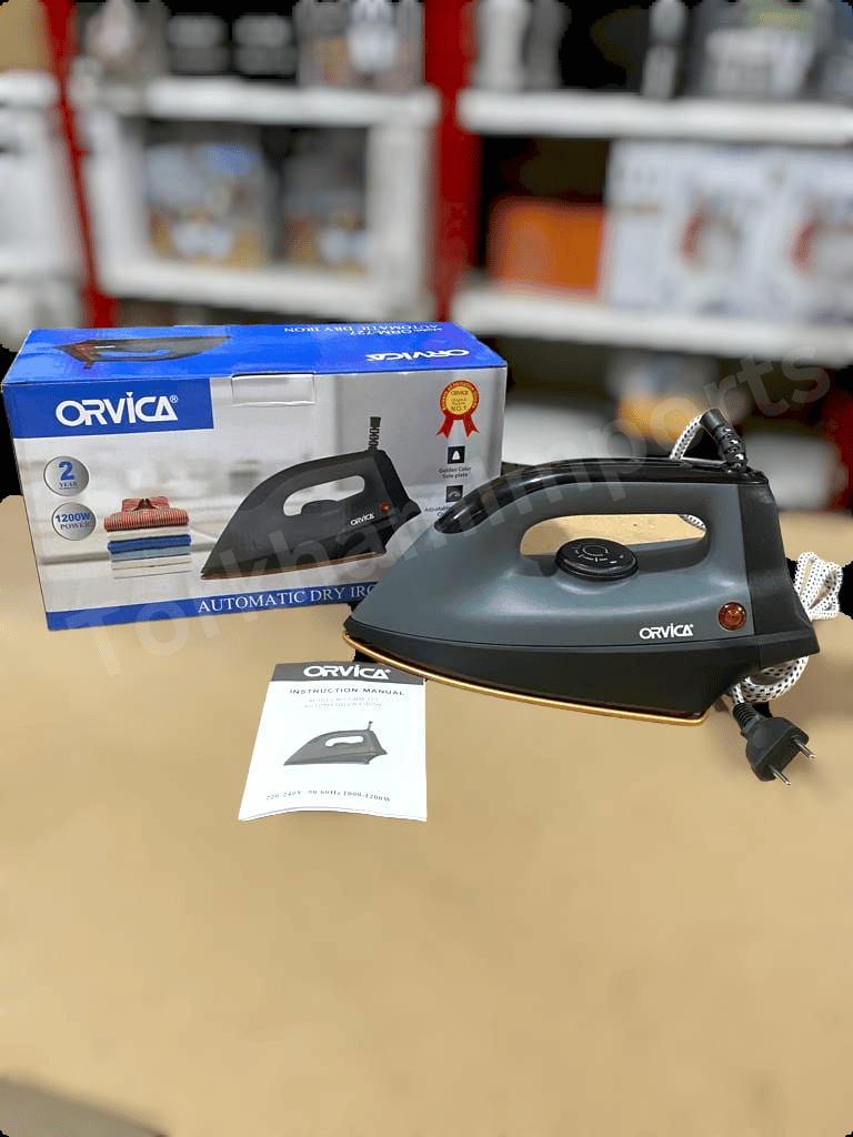 Orvica 1200W Non-Stick Dry Iron