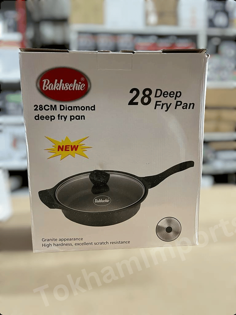 Granite 28cm Diamond Deep Fry Pan