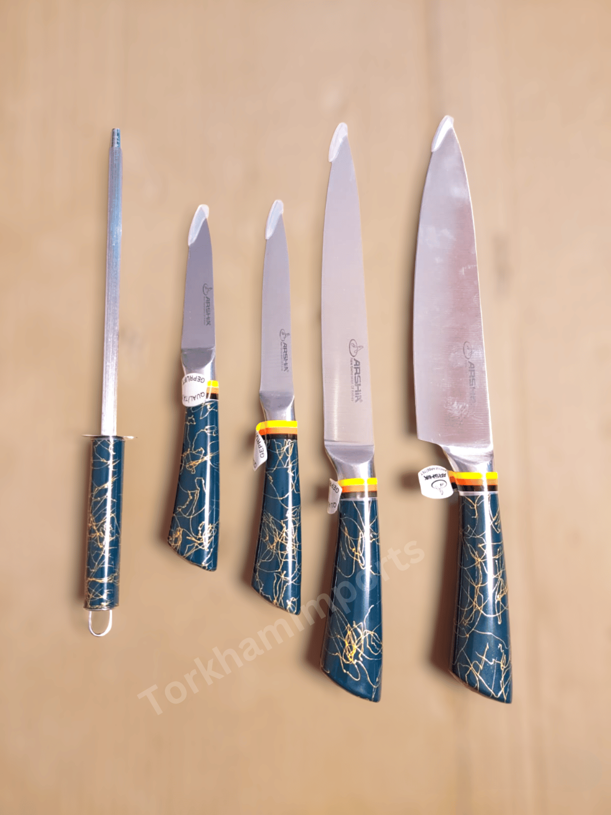 arshia 11pcs knives set