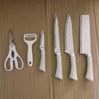 Lot Imported 6pcs Sharp Knives Set BC-003/004 - White