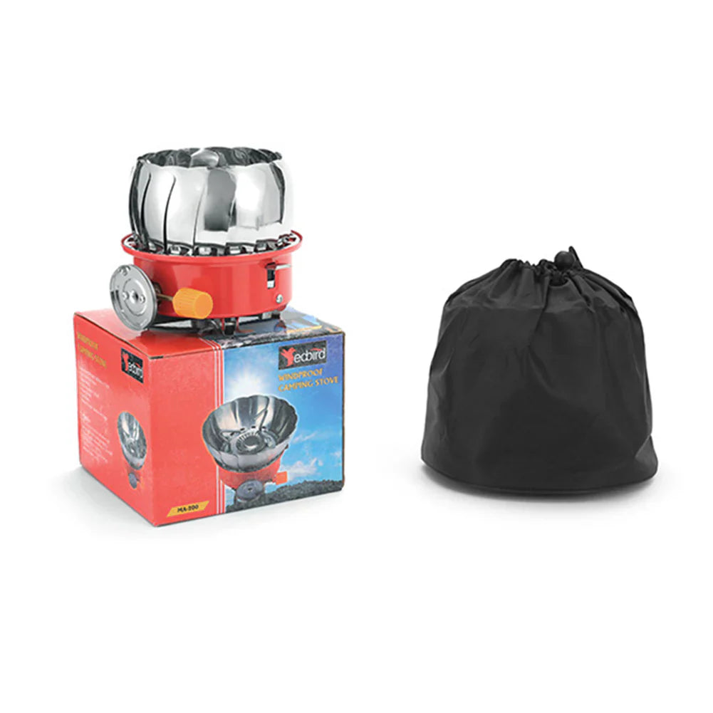 Outdoor Windproof Camping Stove With Butane Bottle