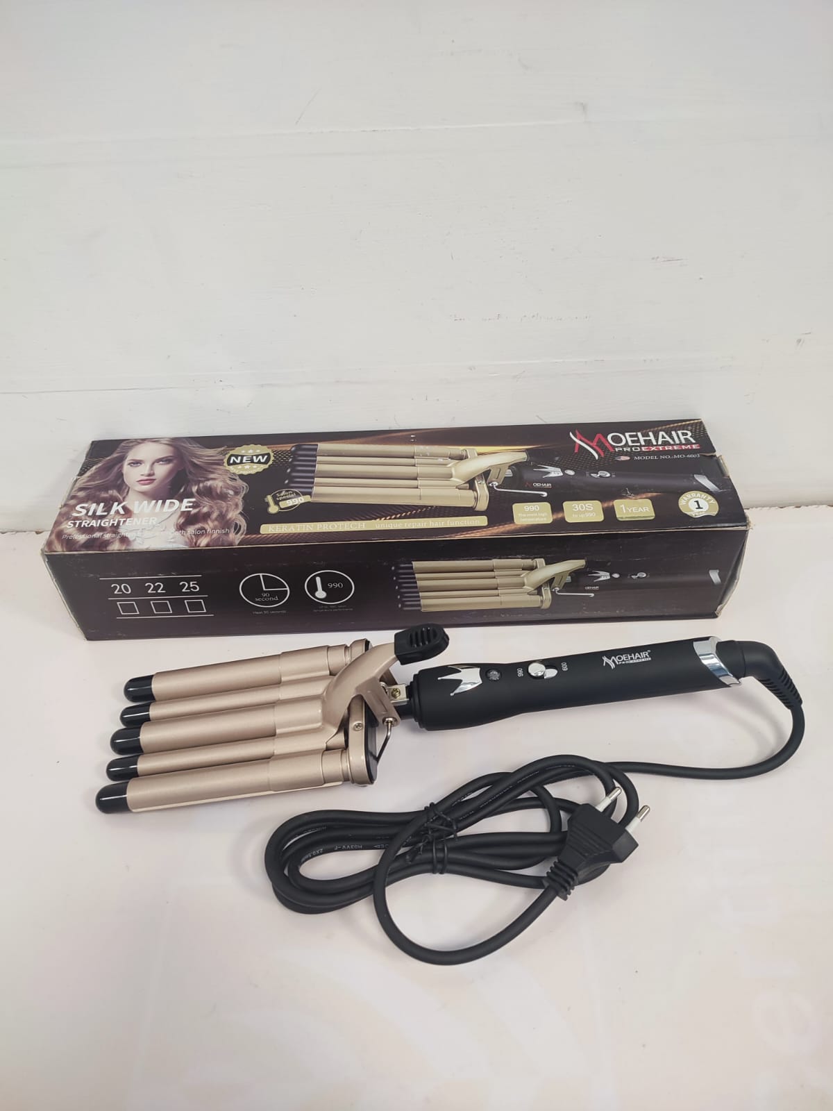 Hair Crimper 5 Barrel Curling Iron