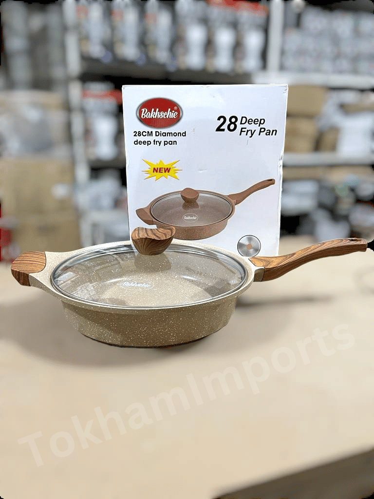 Granite 28cm Diamond Deep Fry Pan