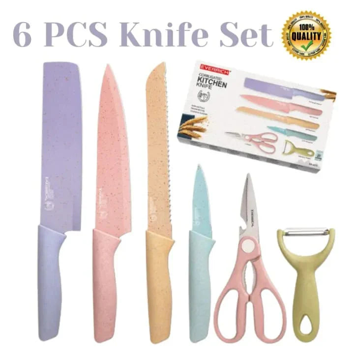 6pcs kitchen knife set