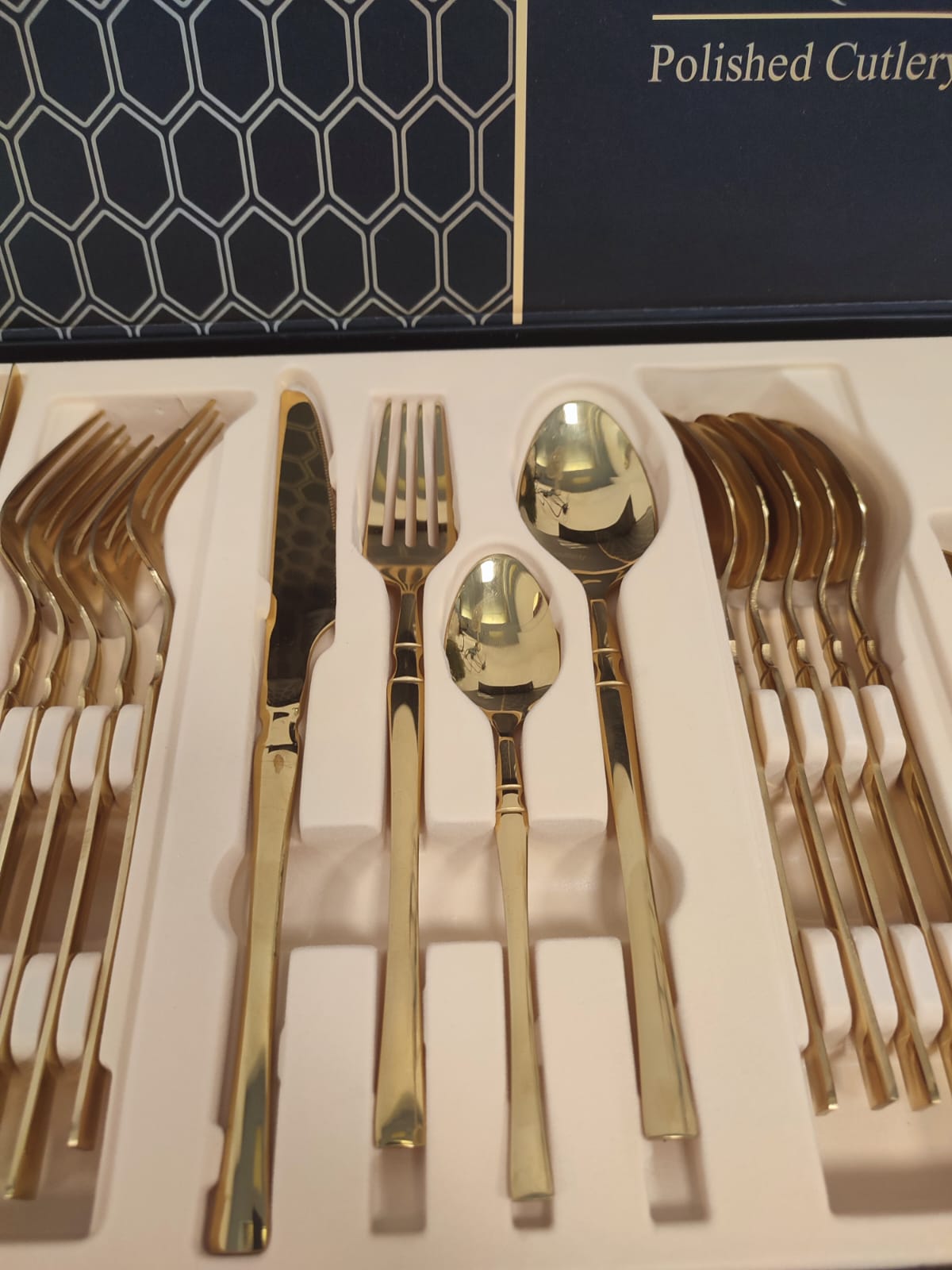 24 PCS Golden Tableware set