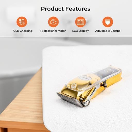 Geepas Professional Digital Hair Clipper 57504