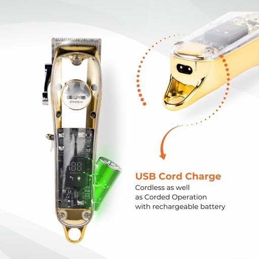 Geepas Professional Digital Hair Clipper 57504