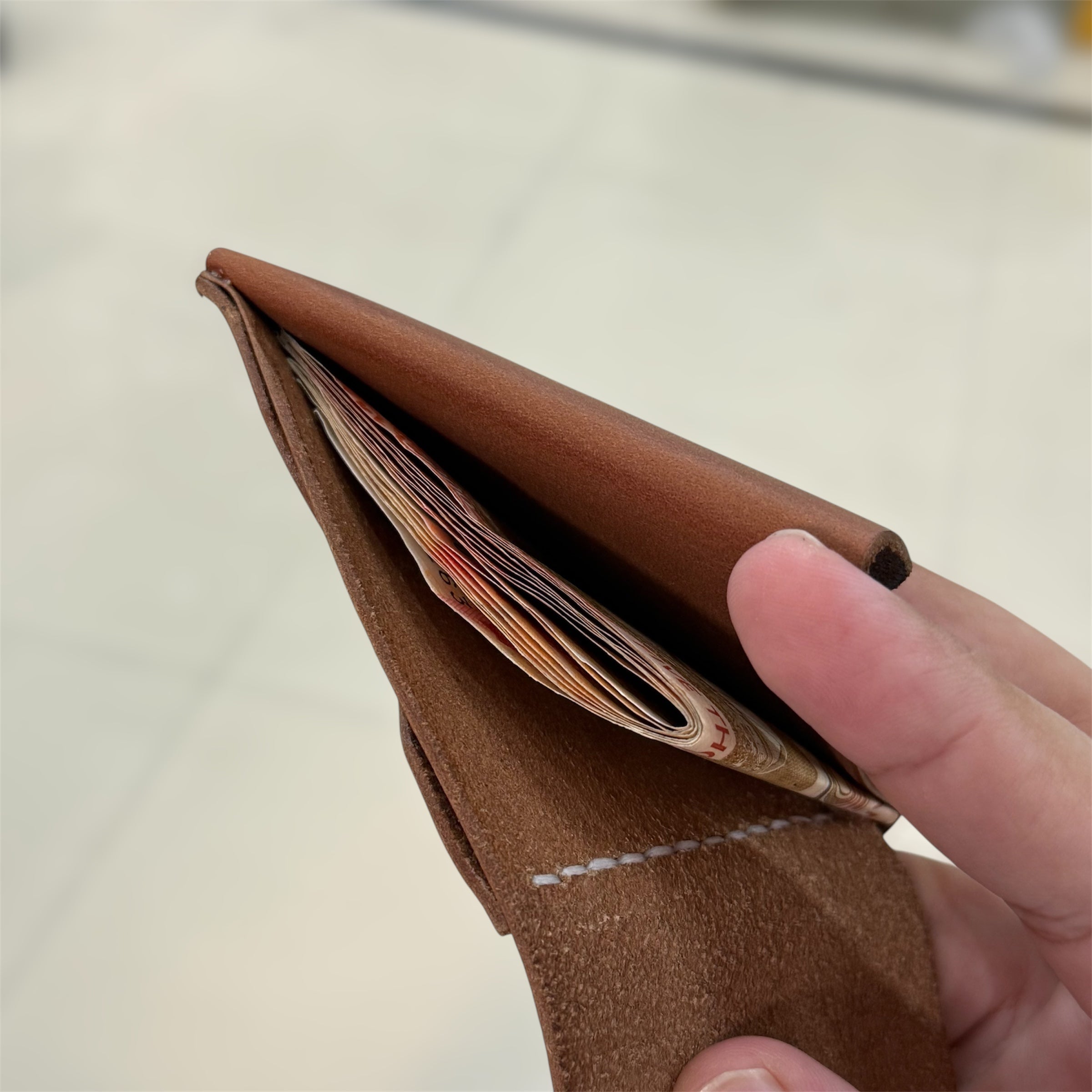 Chalapacha Verti-Smart Handmade Leather Wallet