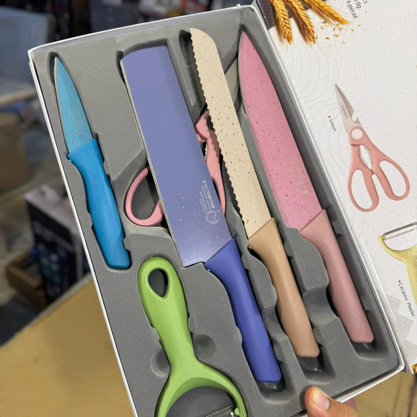 6pcs kitchen knife set