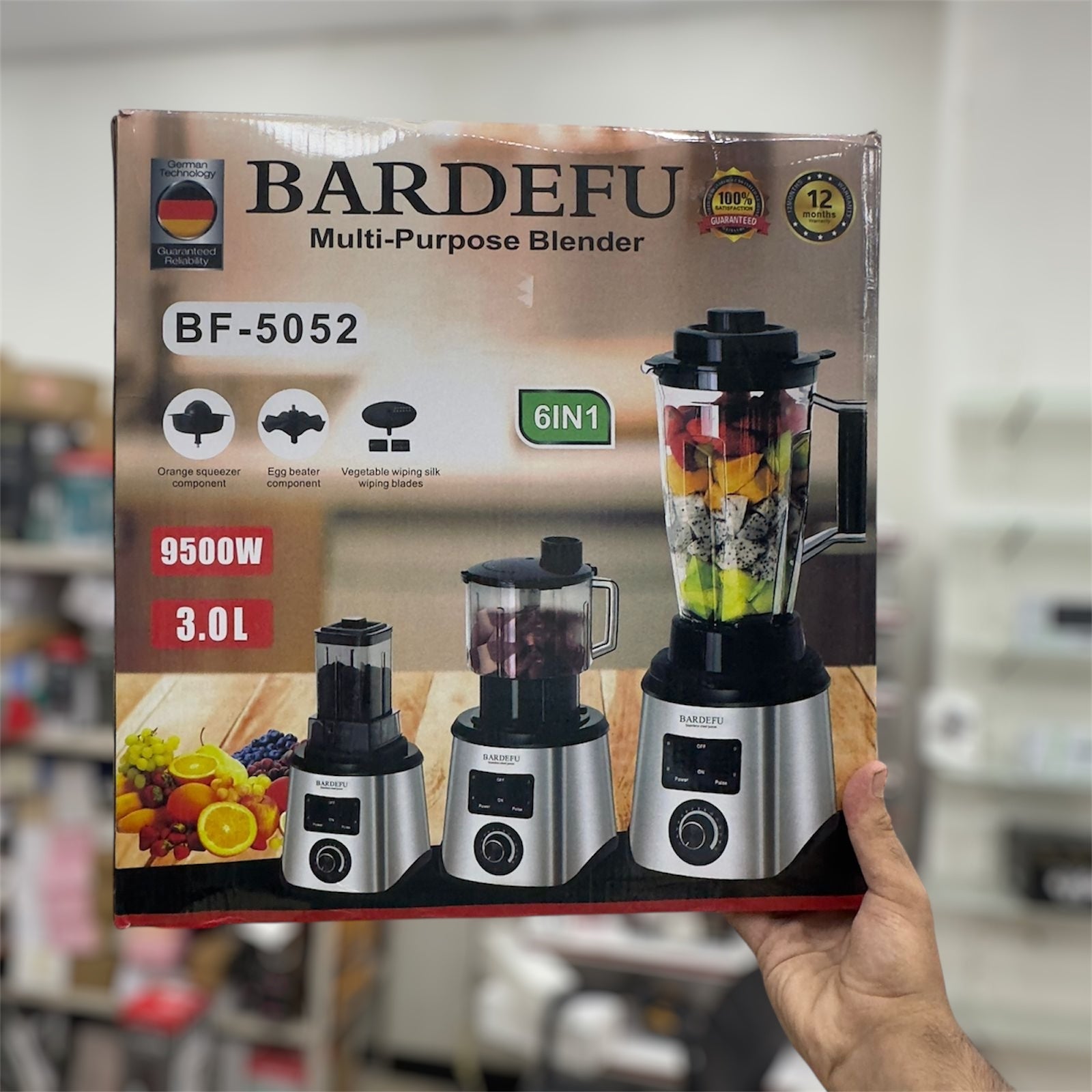 6 in 1 Bardefu Blender Set New Model BF-5052
