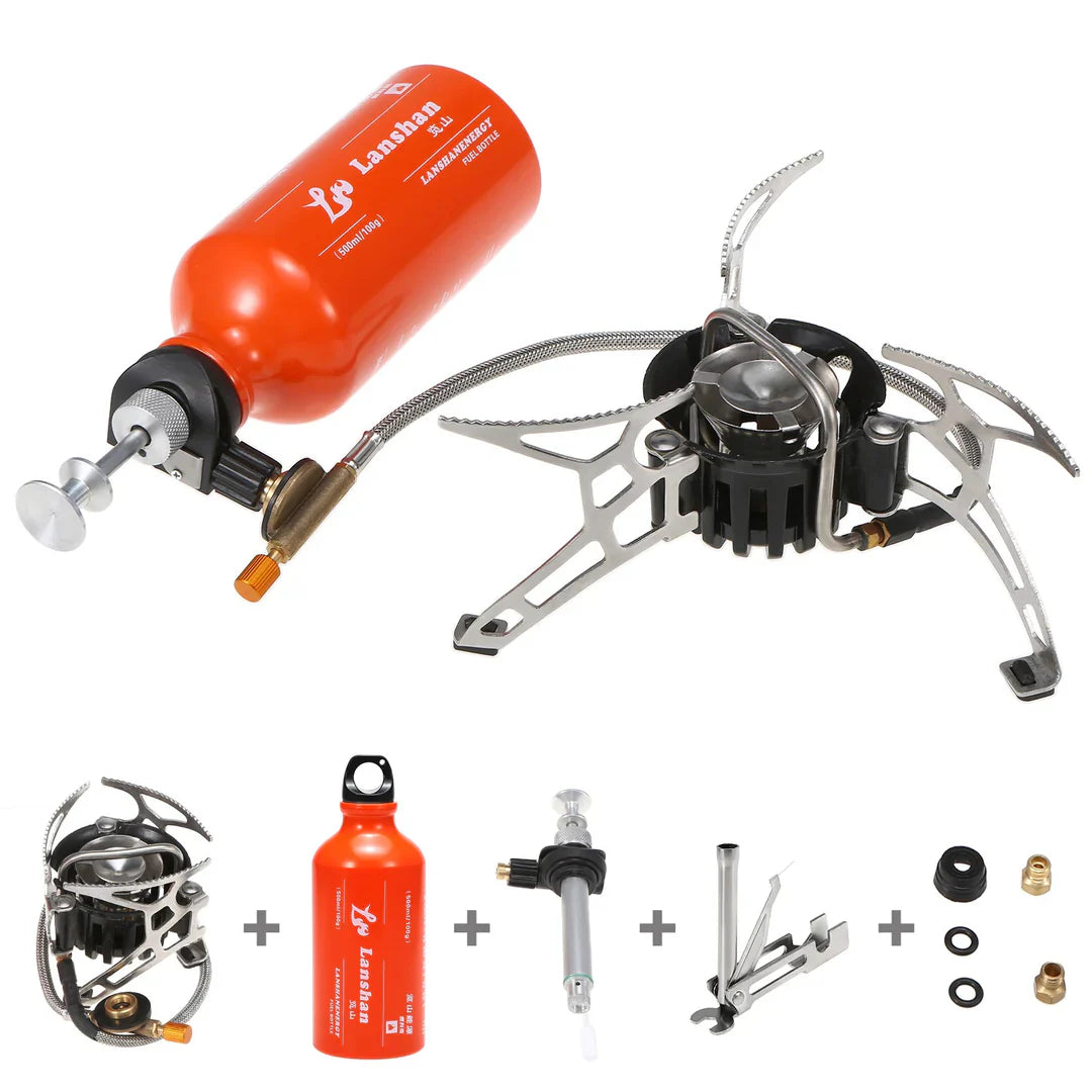 Portable Multi-Fuel Stove for Outdoor Cooking