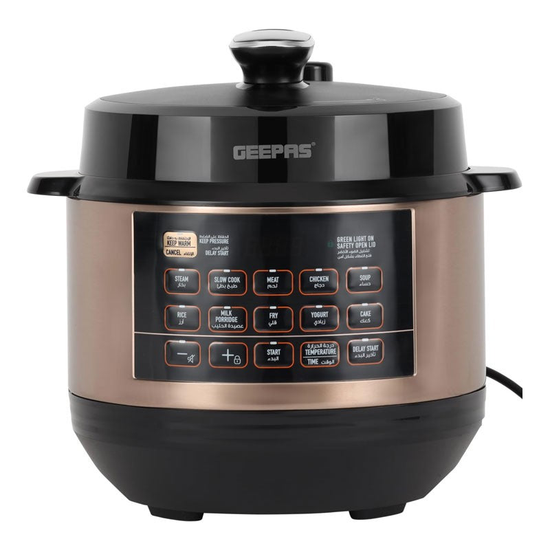 Geepas 6L Digital Multi Pressure Cooker 35052