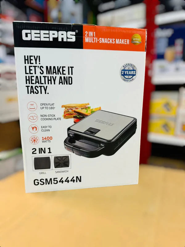 GEEPAS 2 IN 1 Snacks Maker GSM5444N