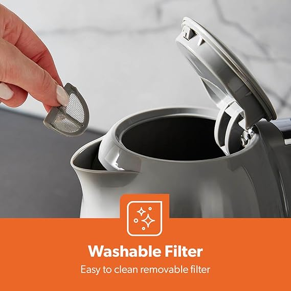 GEEPAS 1.7L Fluted Electric Kettle 3000W-38068