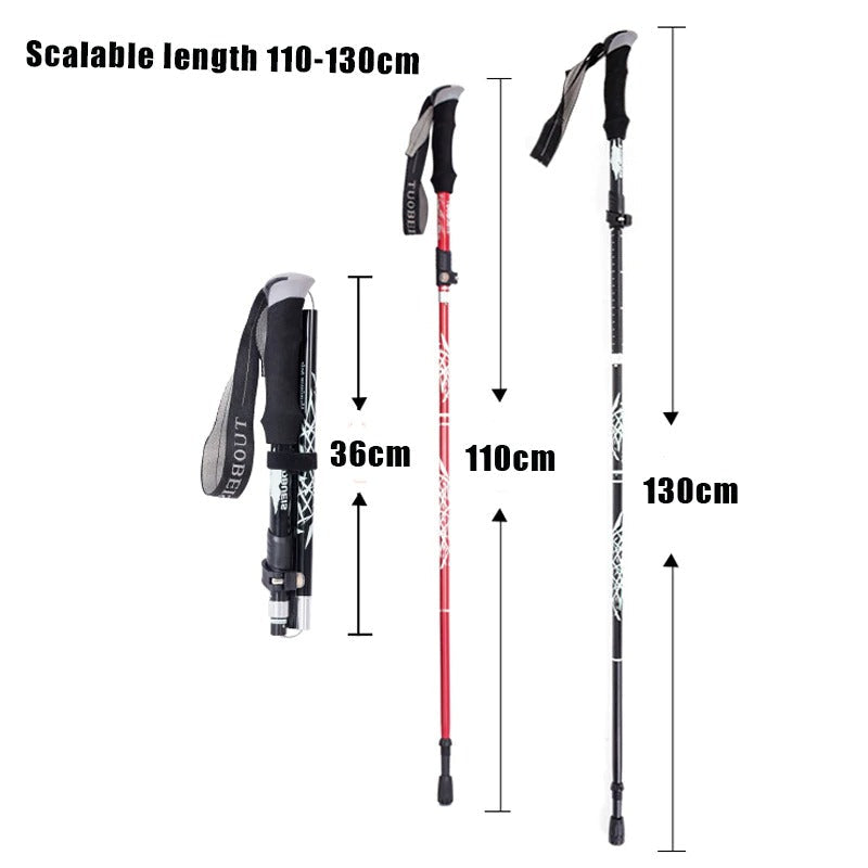 High Quality Foldable Hiking Stick