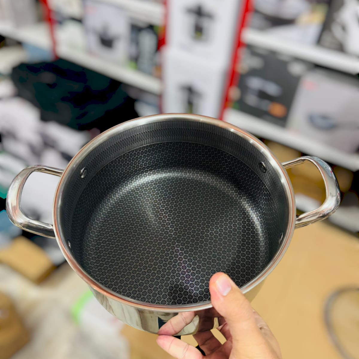 Laser Coated Honeycomb Cookware Set