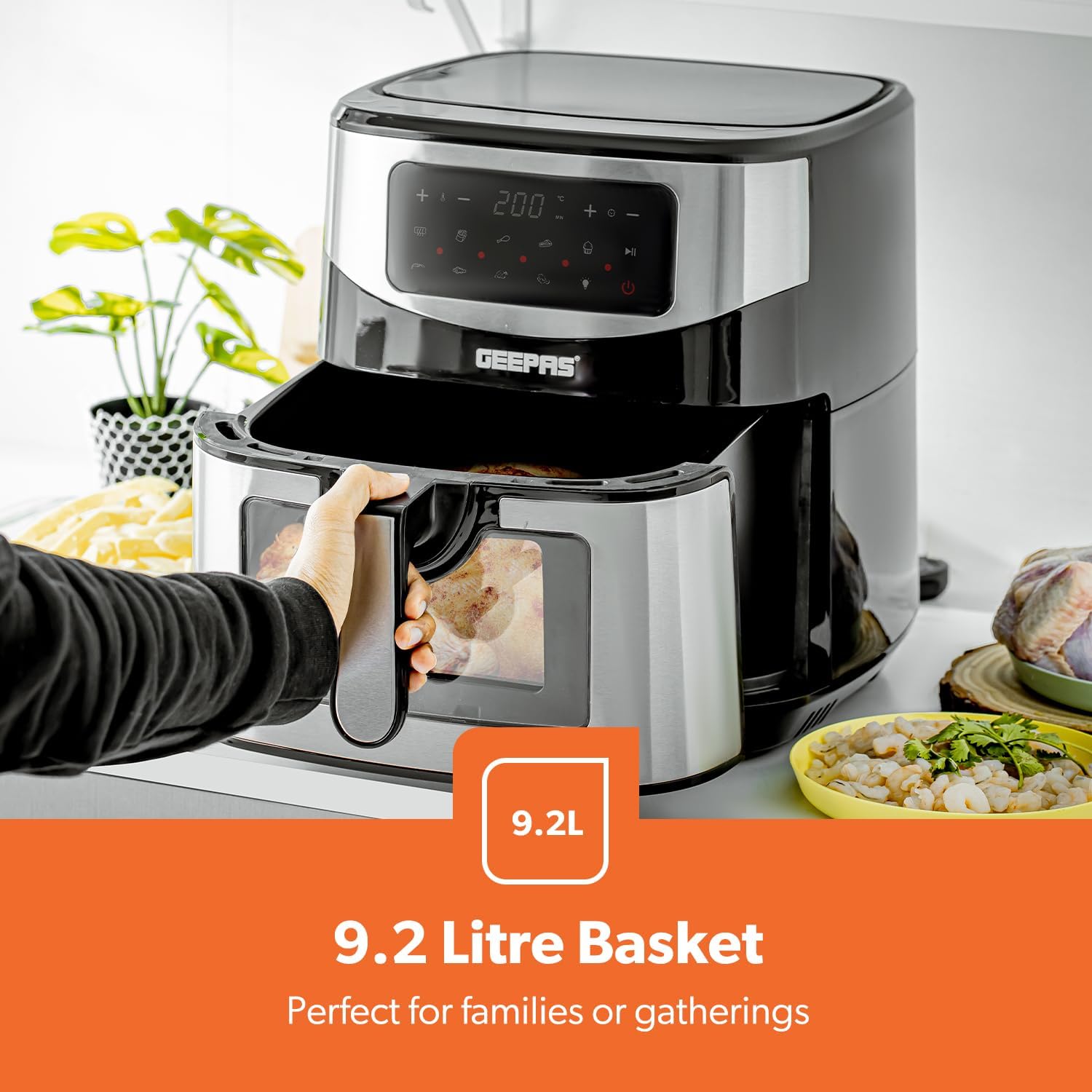 Geepas 9.2L Digital Air Fryer 37524