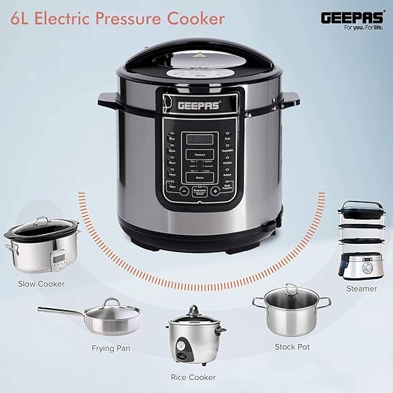 Geepas 6L Digital Multi Cooker 5326