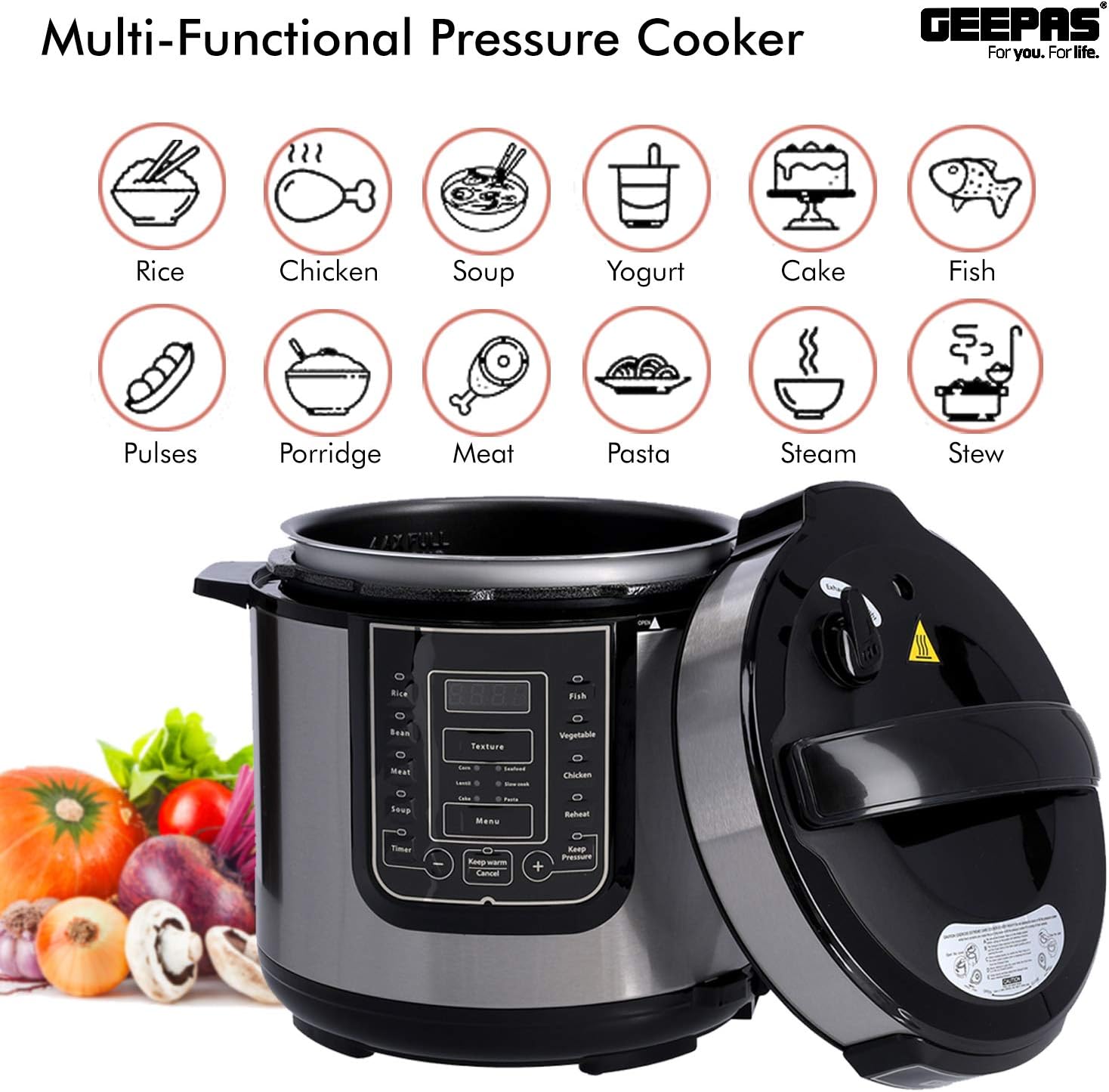 Geepas 6L Digital Multi Cooker 5326