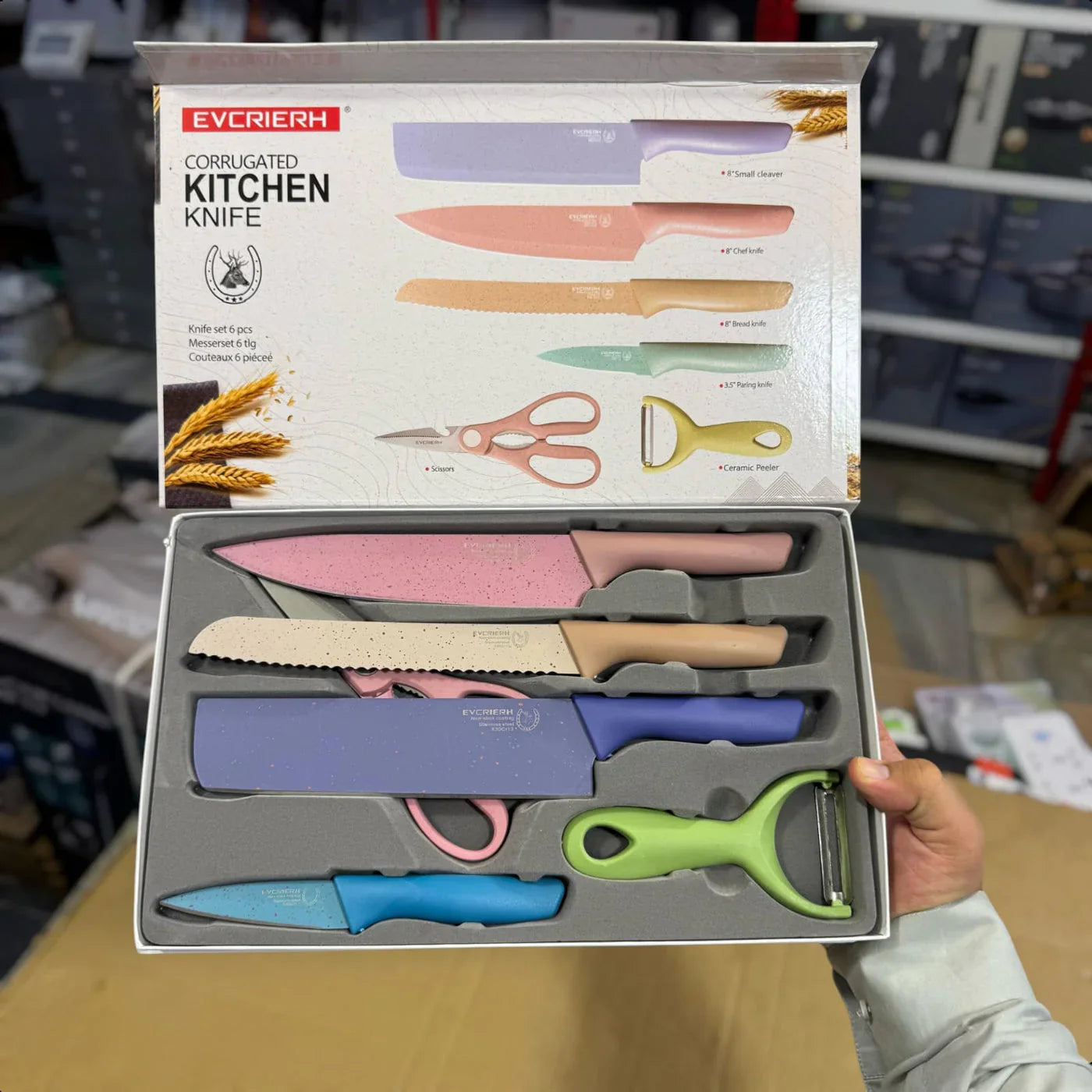6pcs kitchen knife set