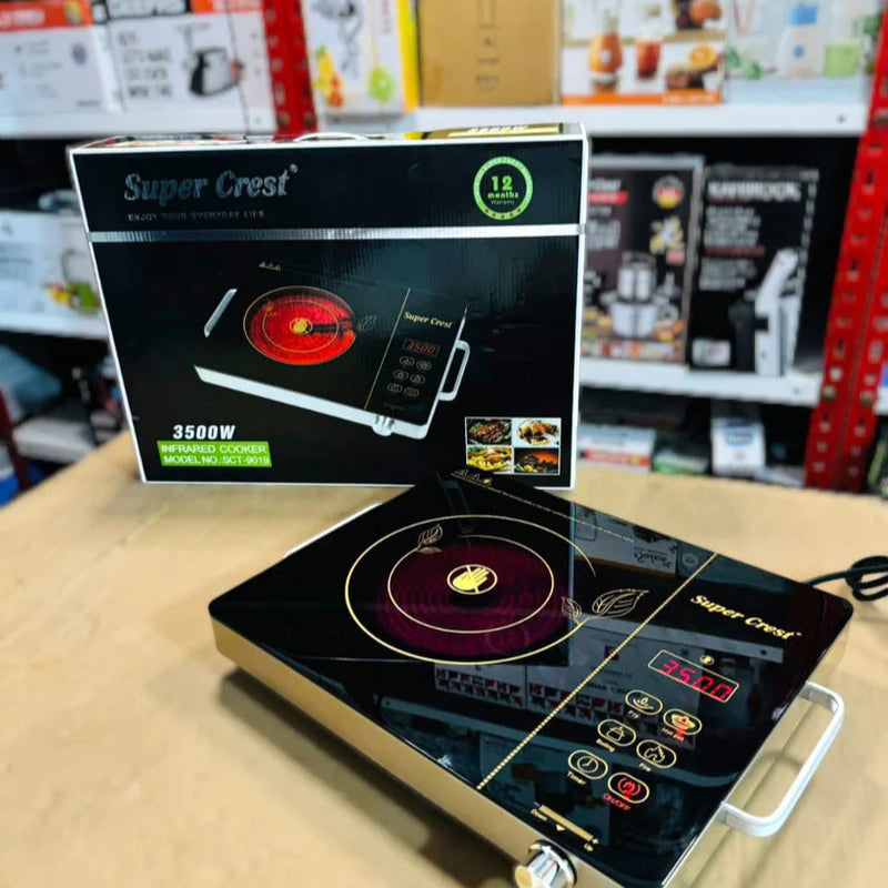 Super Crest Crystal Hot Plate SCT-9019