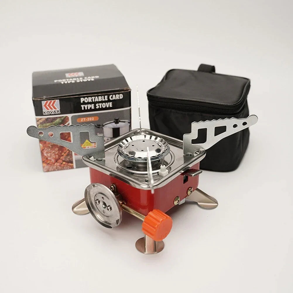 Small Portable Camping Stove With Butane Bottle