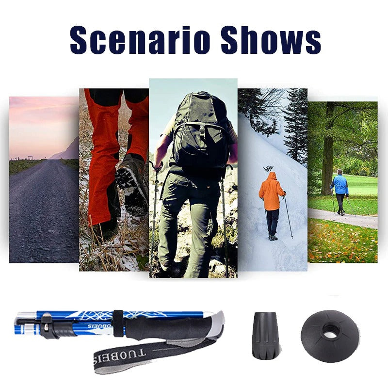 High Quality Foldable Hiking Stick