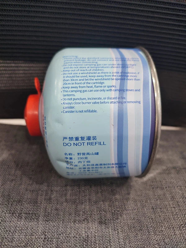 Gas Cylinder/Bottle for Portable Stove