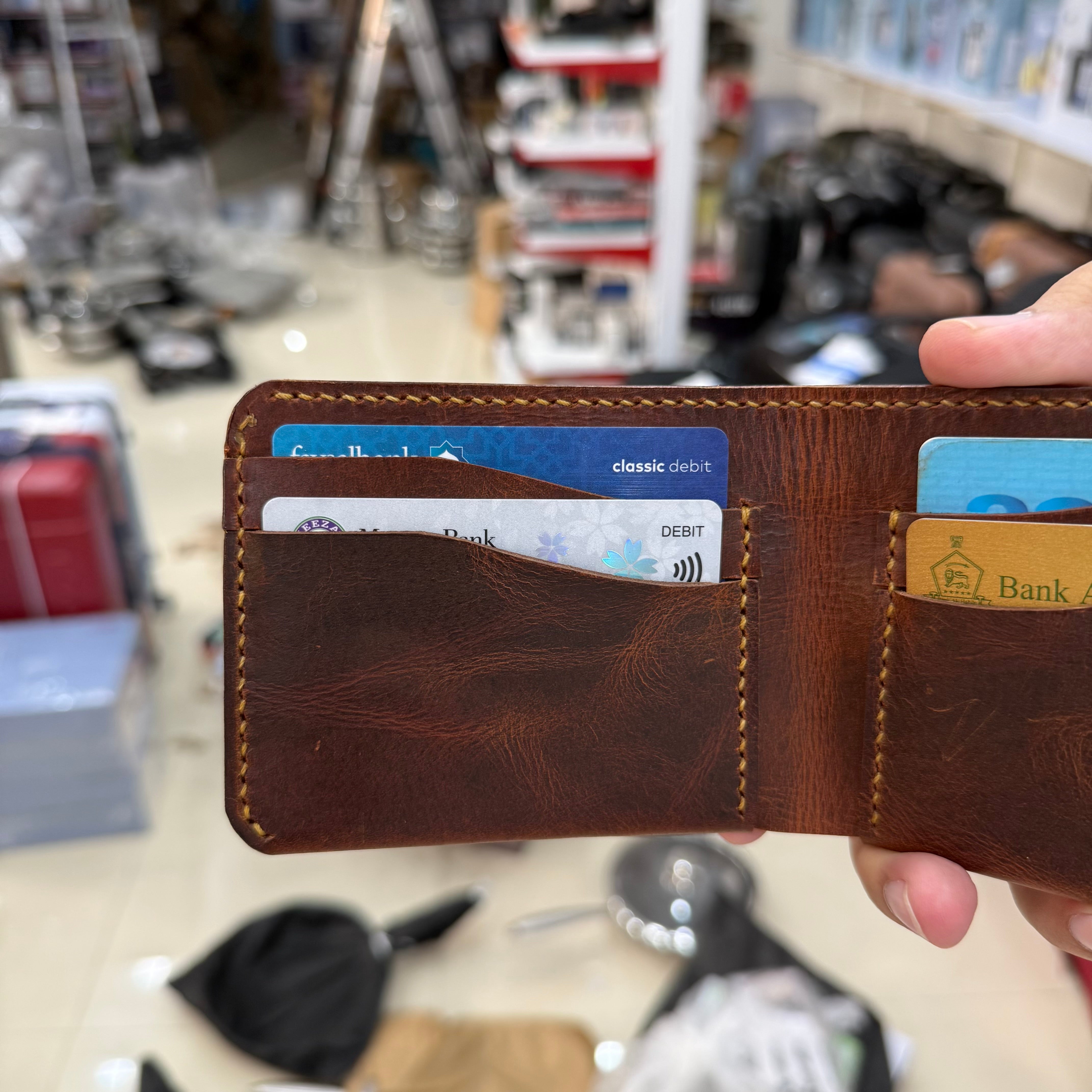 Chalapacha Bifold Handmade Leather Wallet