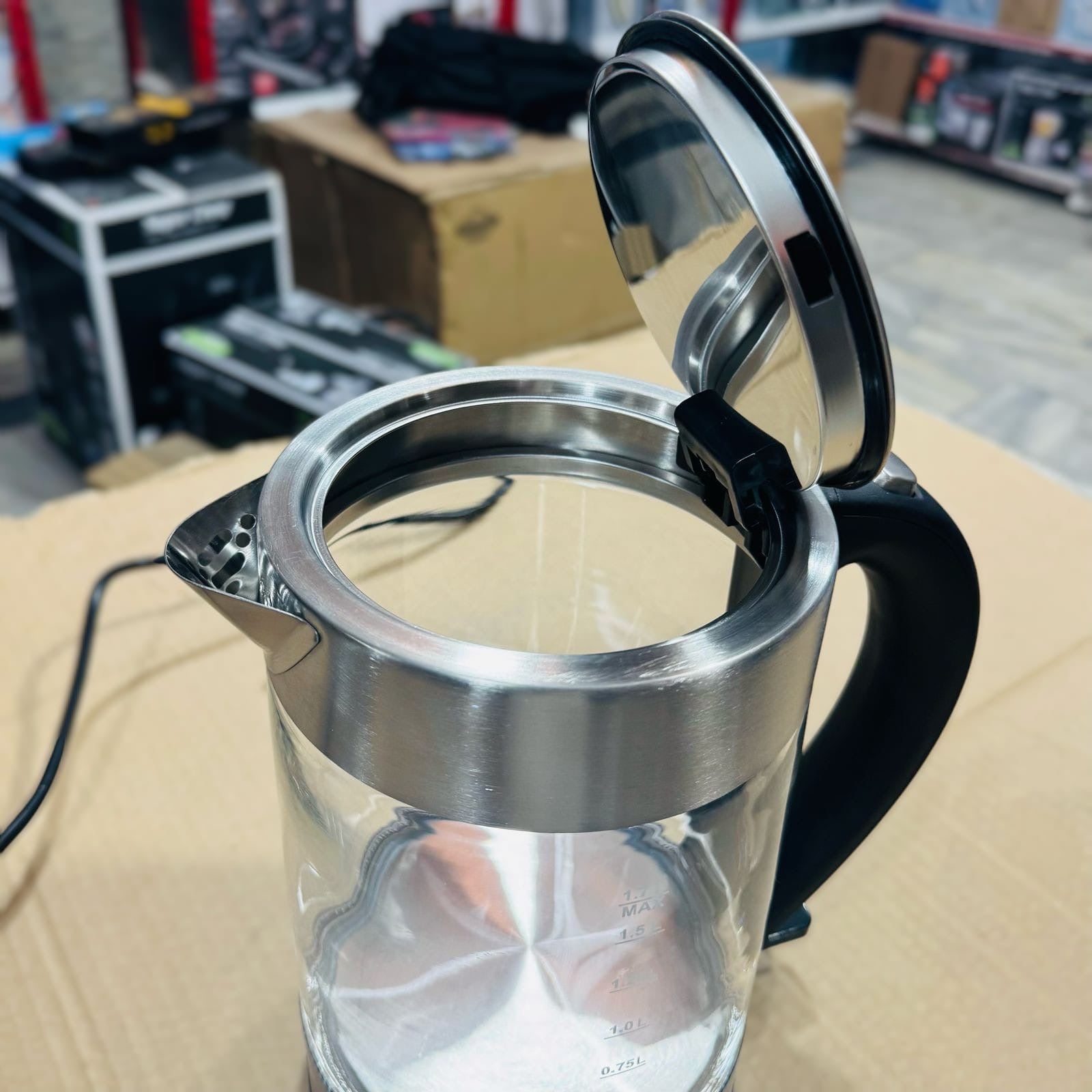 UK Glass Electric Kettle 1.7L