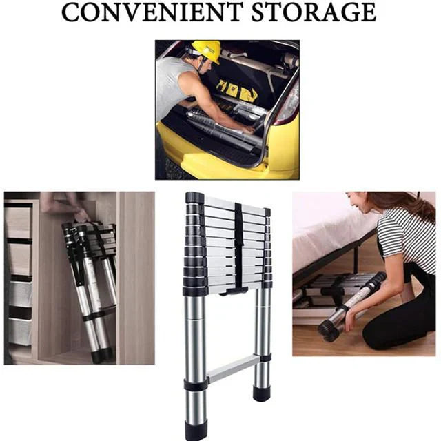 Single Aluminum Side Telescopic Foldable Ladder