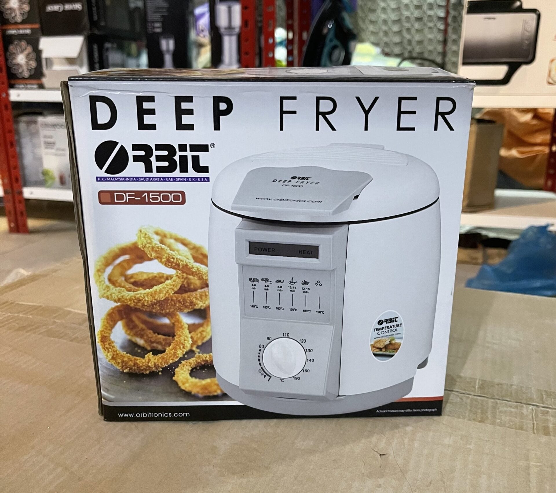 England Lot ORBIT Mini Deep Fryer 1-Litre