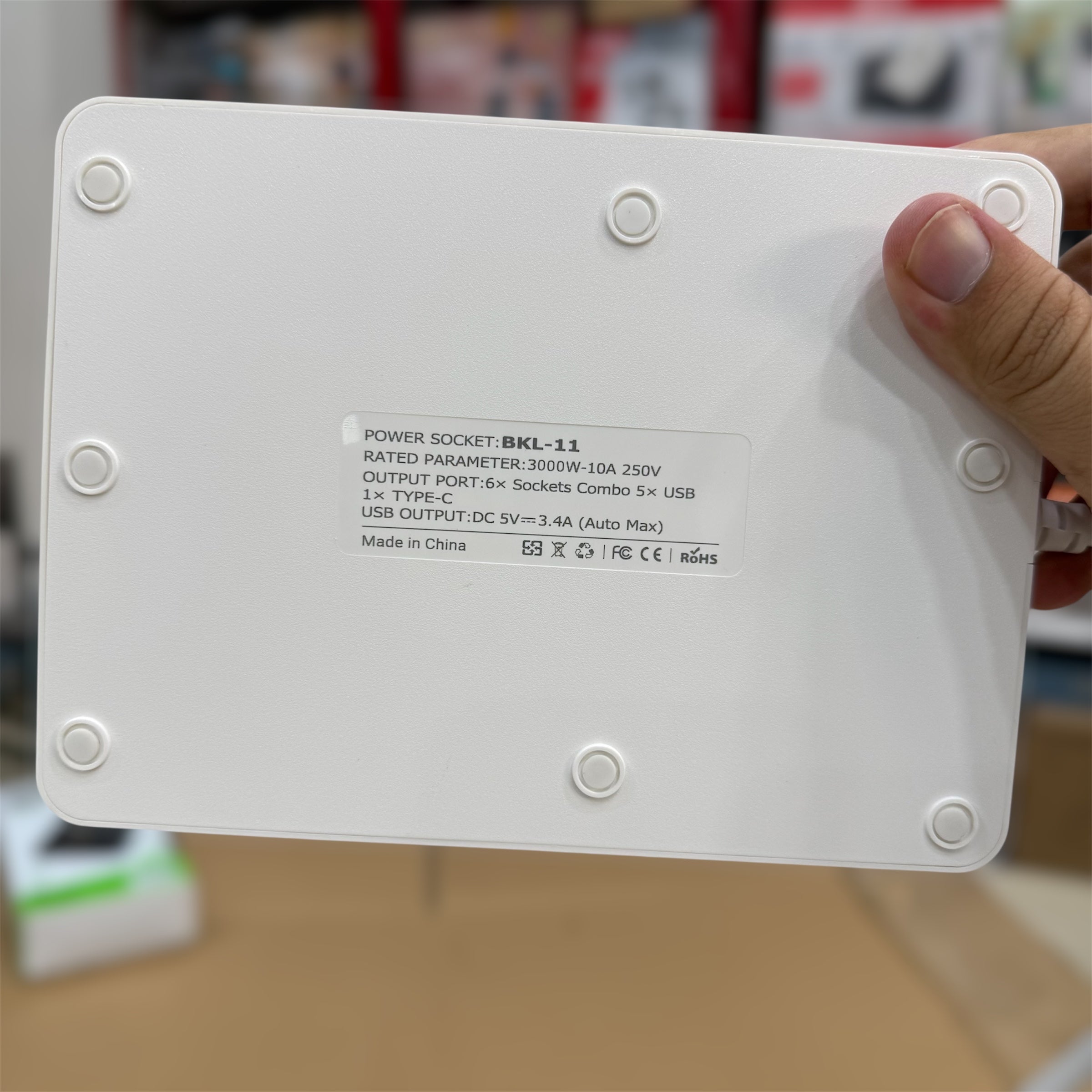 Good Quality Fireproof Extension Board with USB Ports