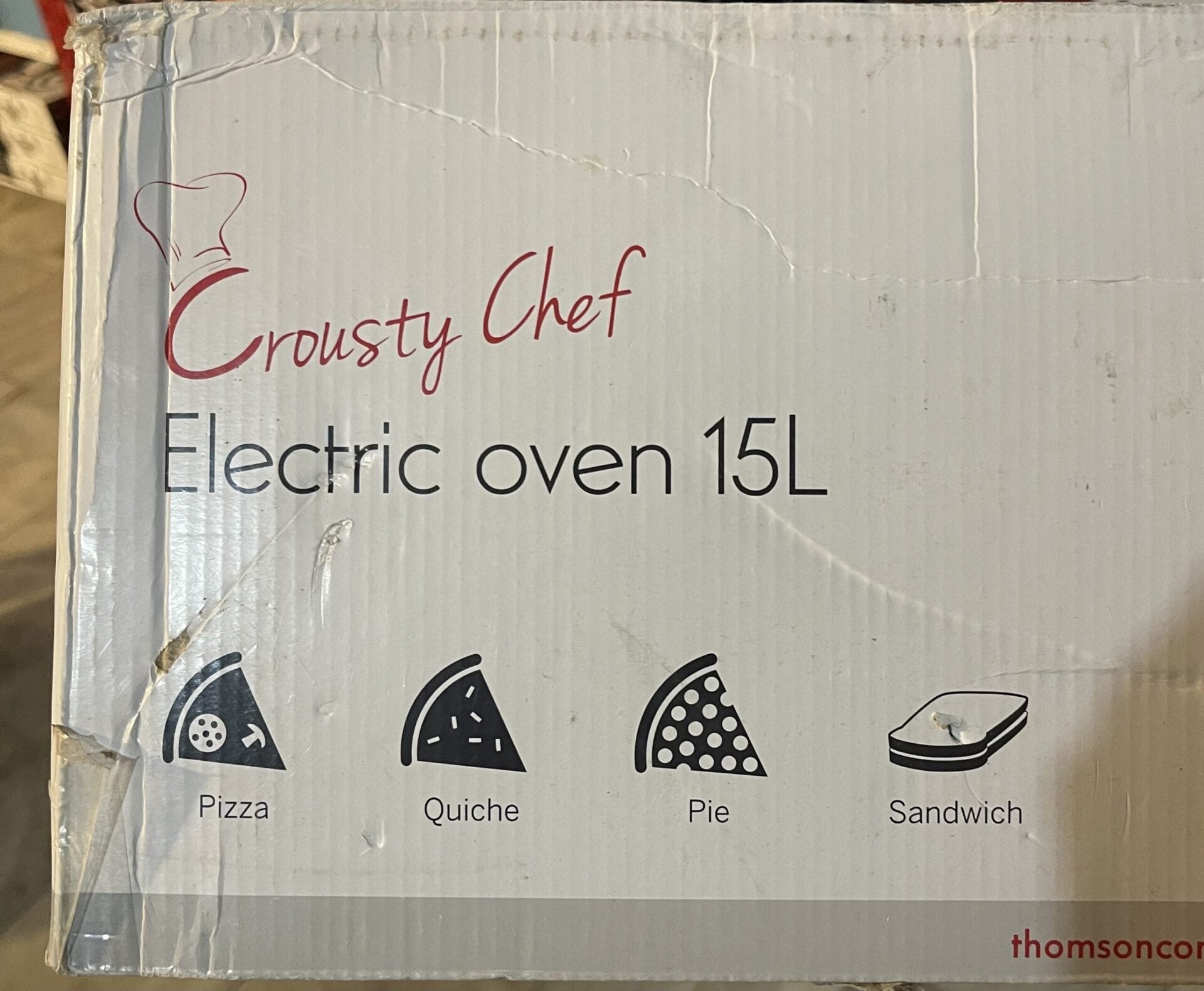 THOMSON Crousty Chef 15L Oven Pizza Maker