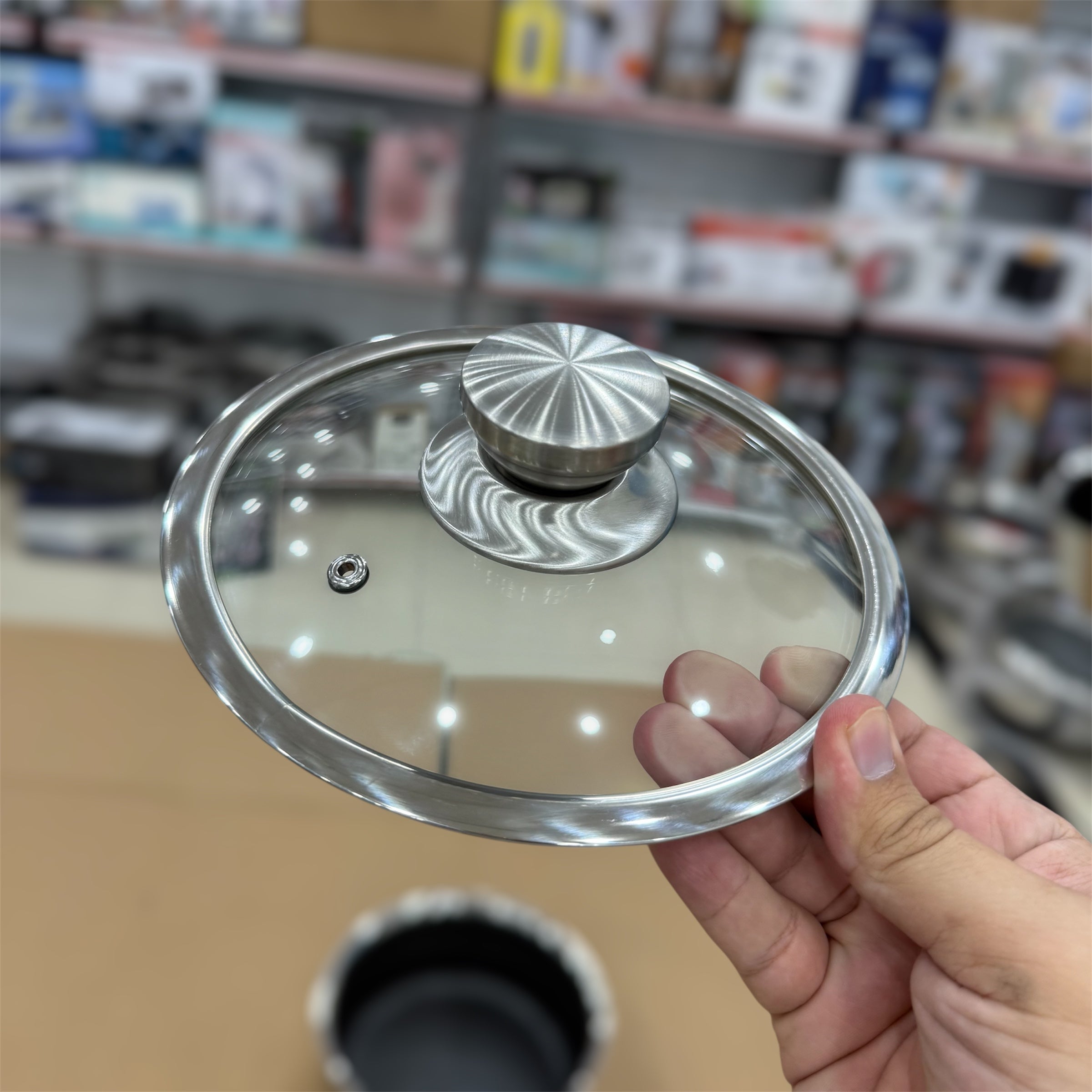 Laser Coated Induction Sauce Pan With Lid
