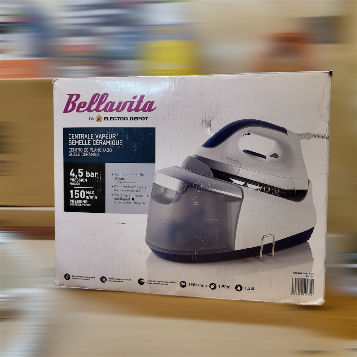France Lot Imported Bellavita Garment Steaming Iron