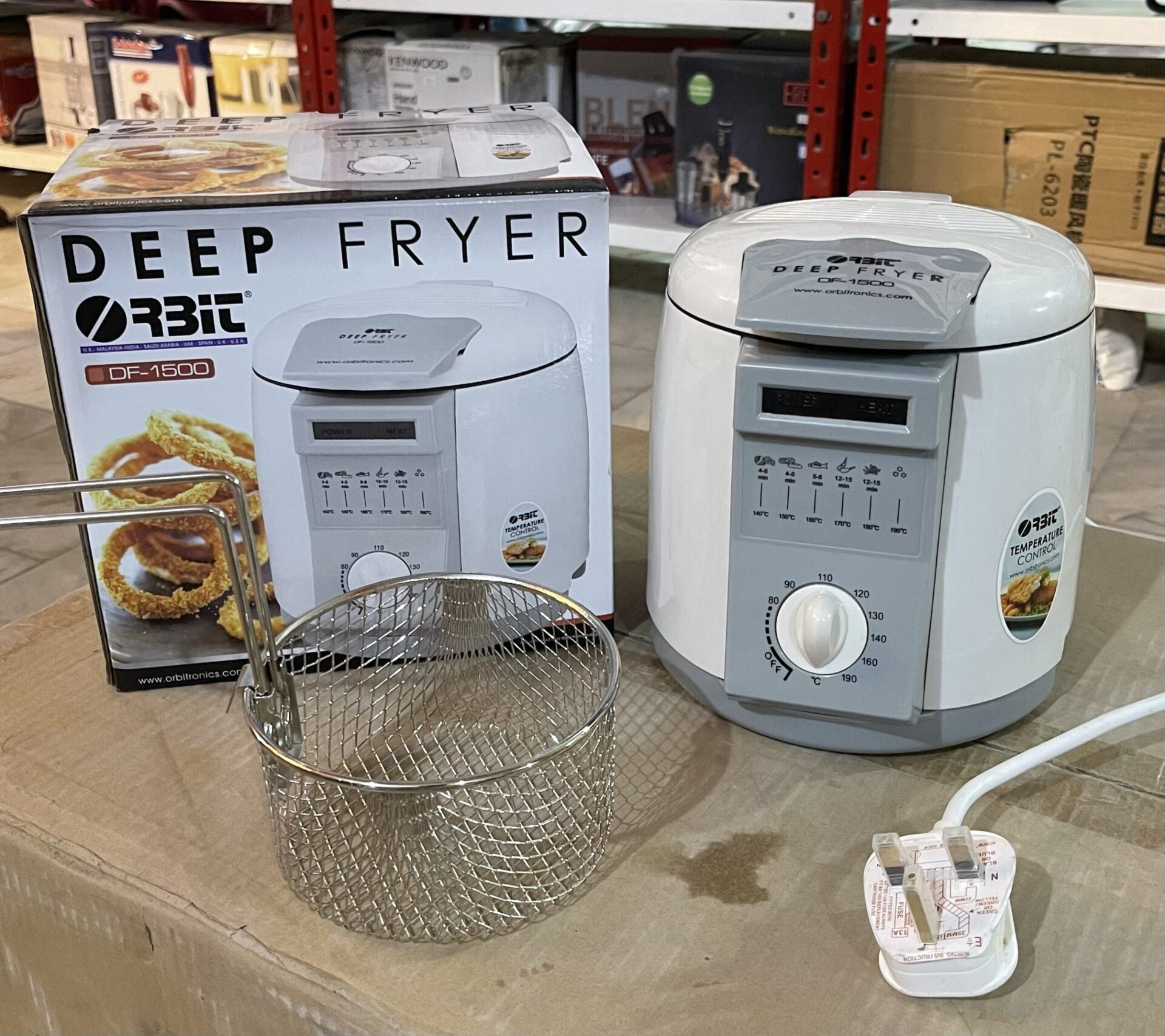 England Lot ORBIT Mini Deep Fryer 1-Litre