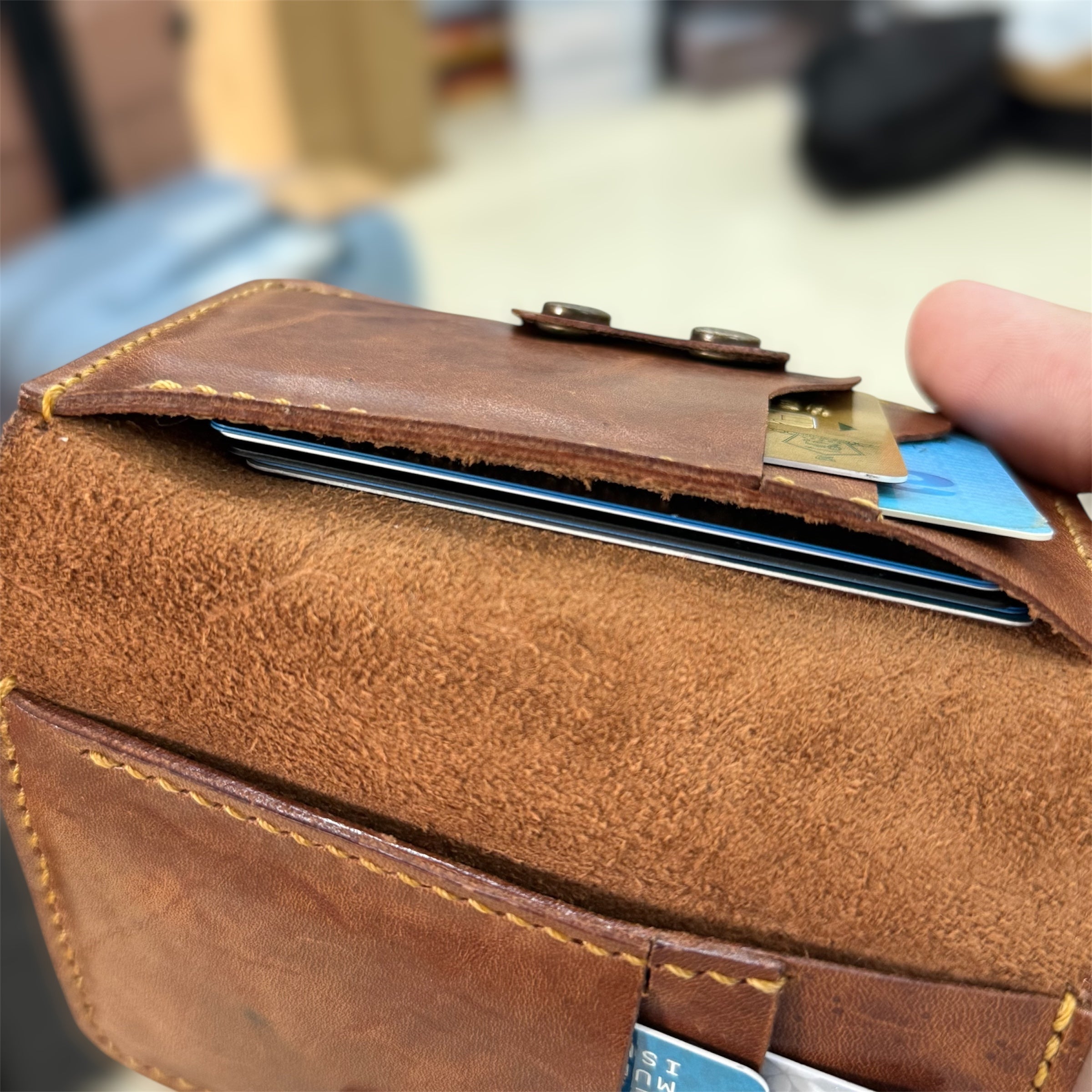Chalapacha Click On Handmade Leather Wallet