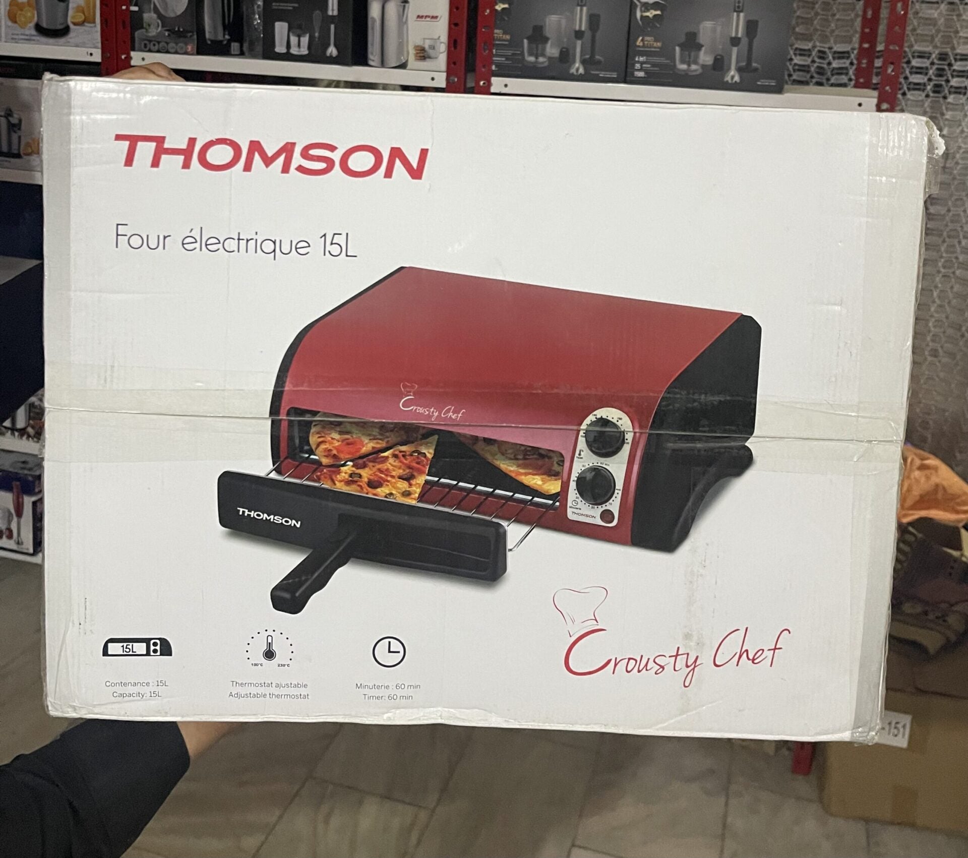 THOMSON Crousty Chef 15L Oven Pizza Maker