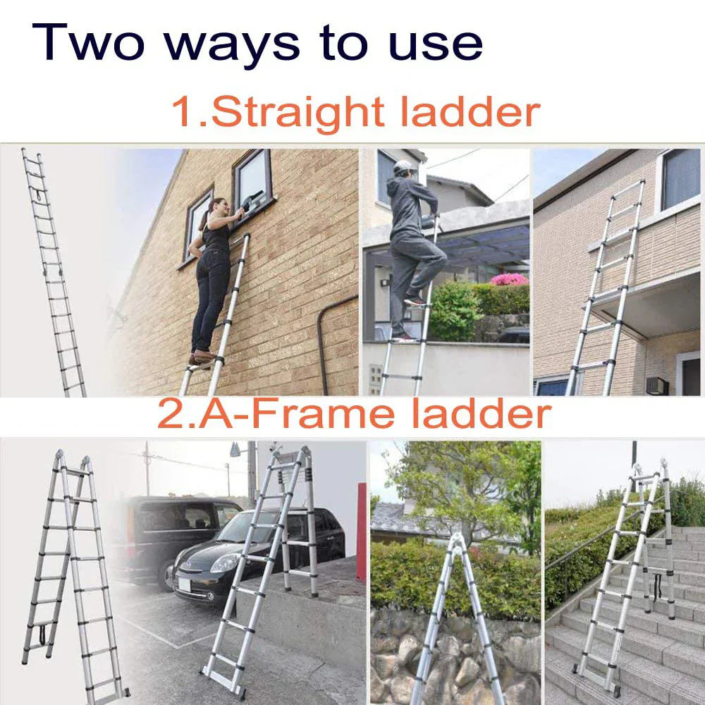 2 in 1 Aluminum Foldable Ladder