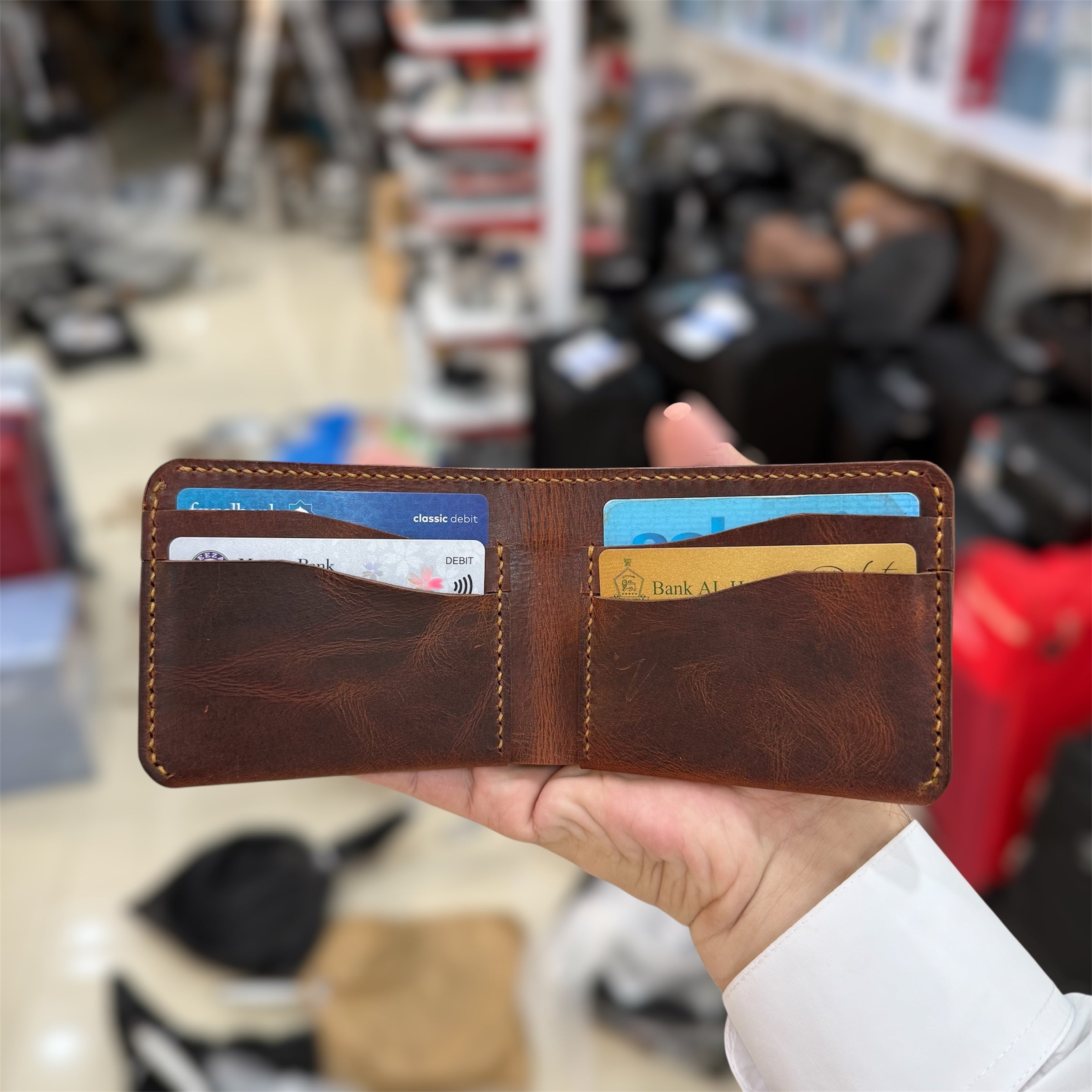 Chalapacha Bifold Handmade Leather Wallet