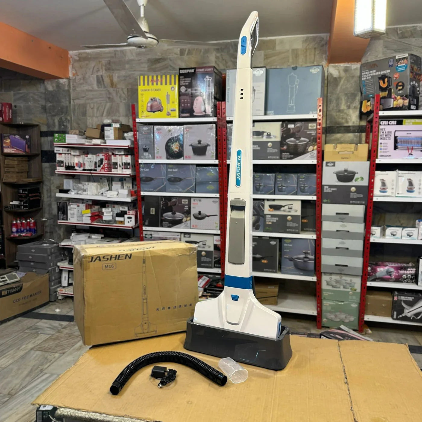 Jashen Cordless Floor Scrubber Spinwave Mop M16
