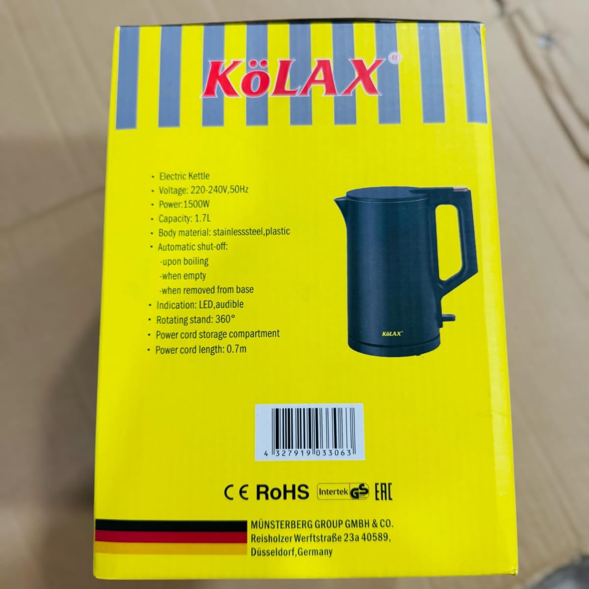 KoLAX Electric Kettle