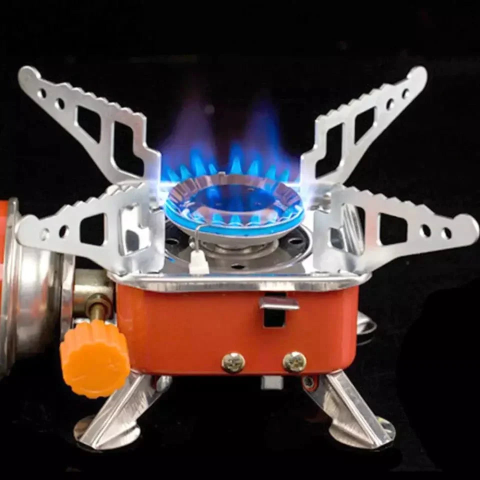 Small Portable Camping Stove With Butane Bottle