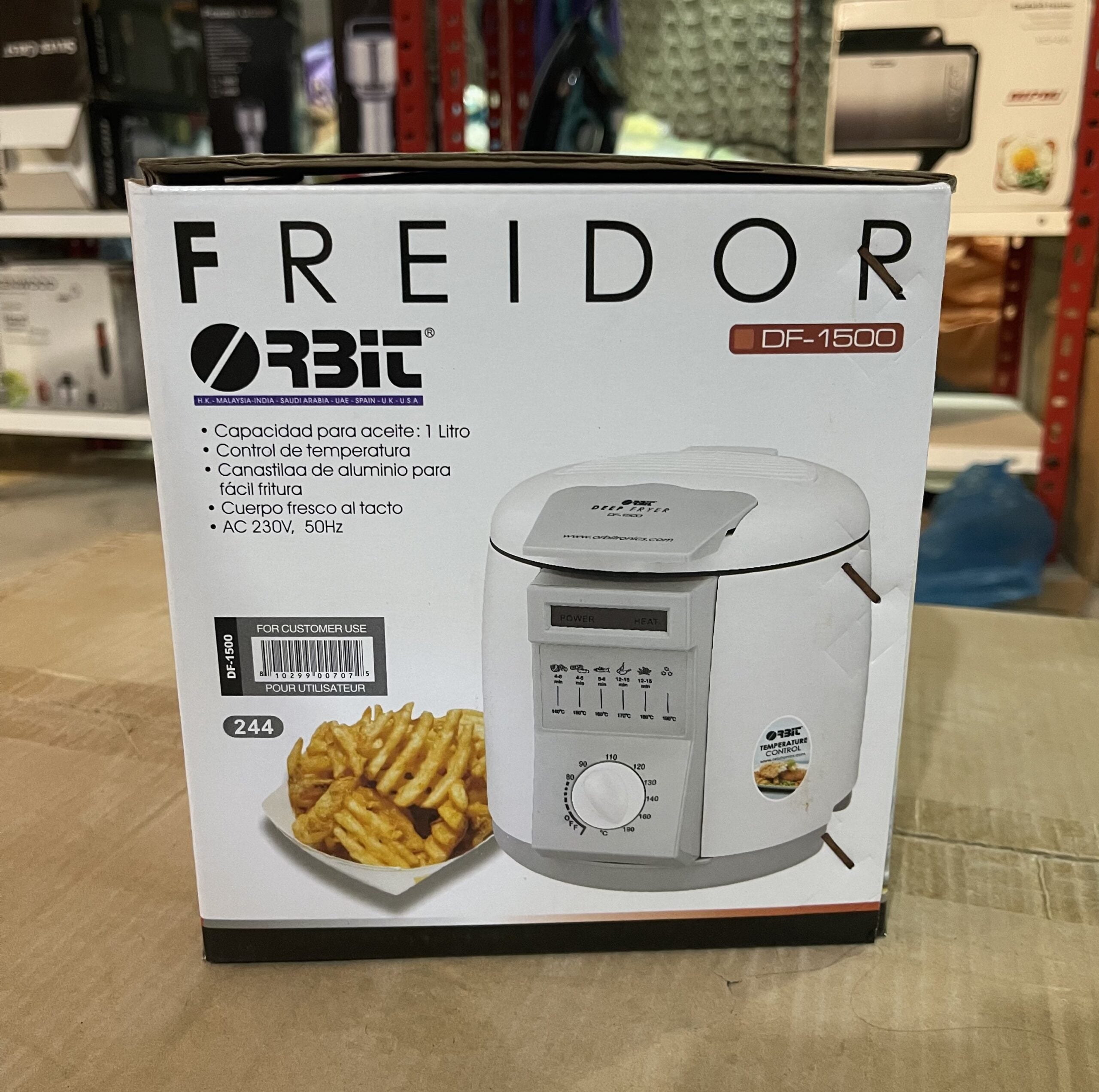 England Lot ORBIT Mini Deep Fryer 1-Litre