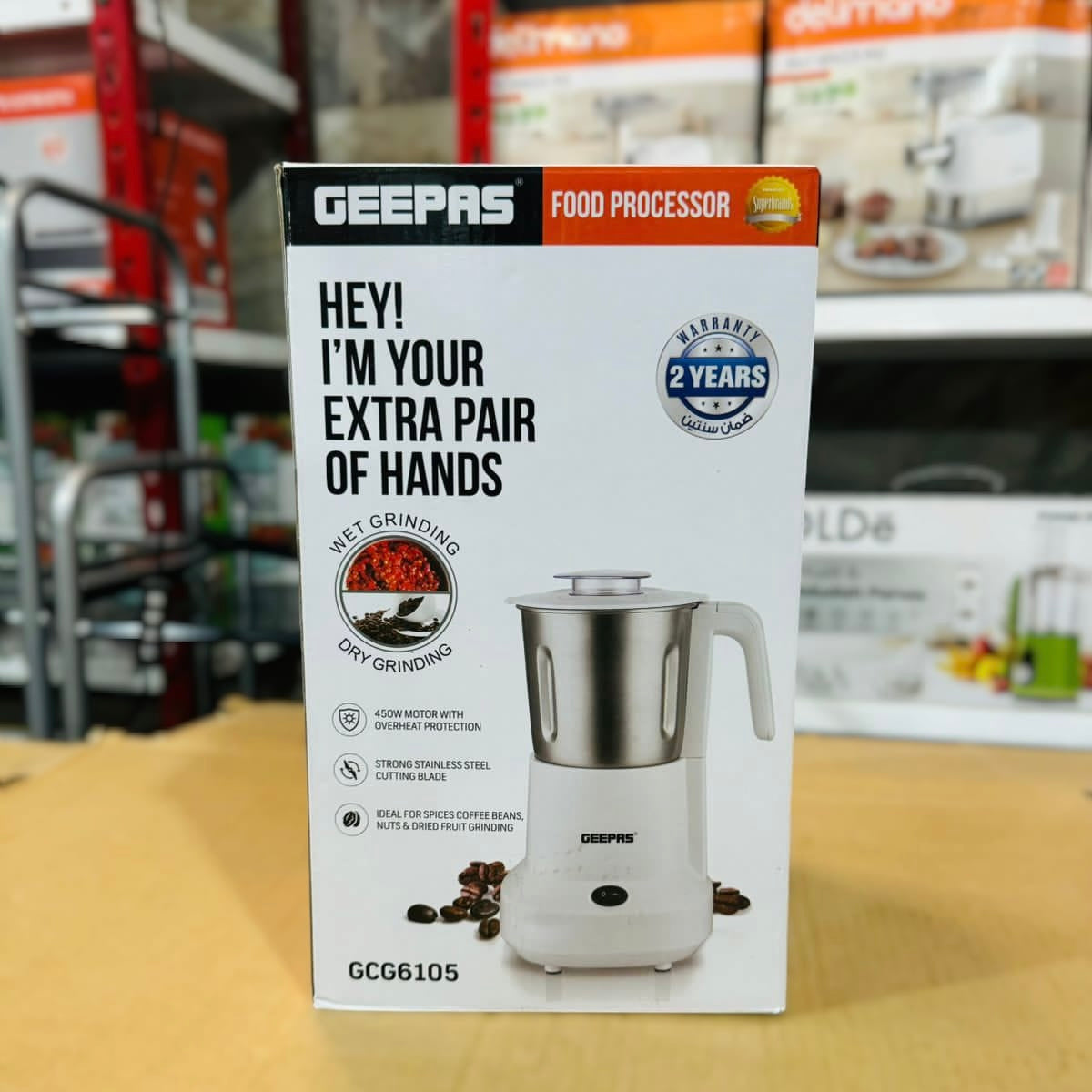 Geepas 450W Food Processor-6105