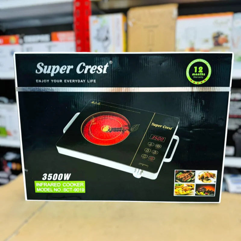 Super Crest Crystal Hot Plate SCT-9019