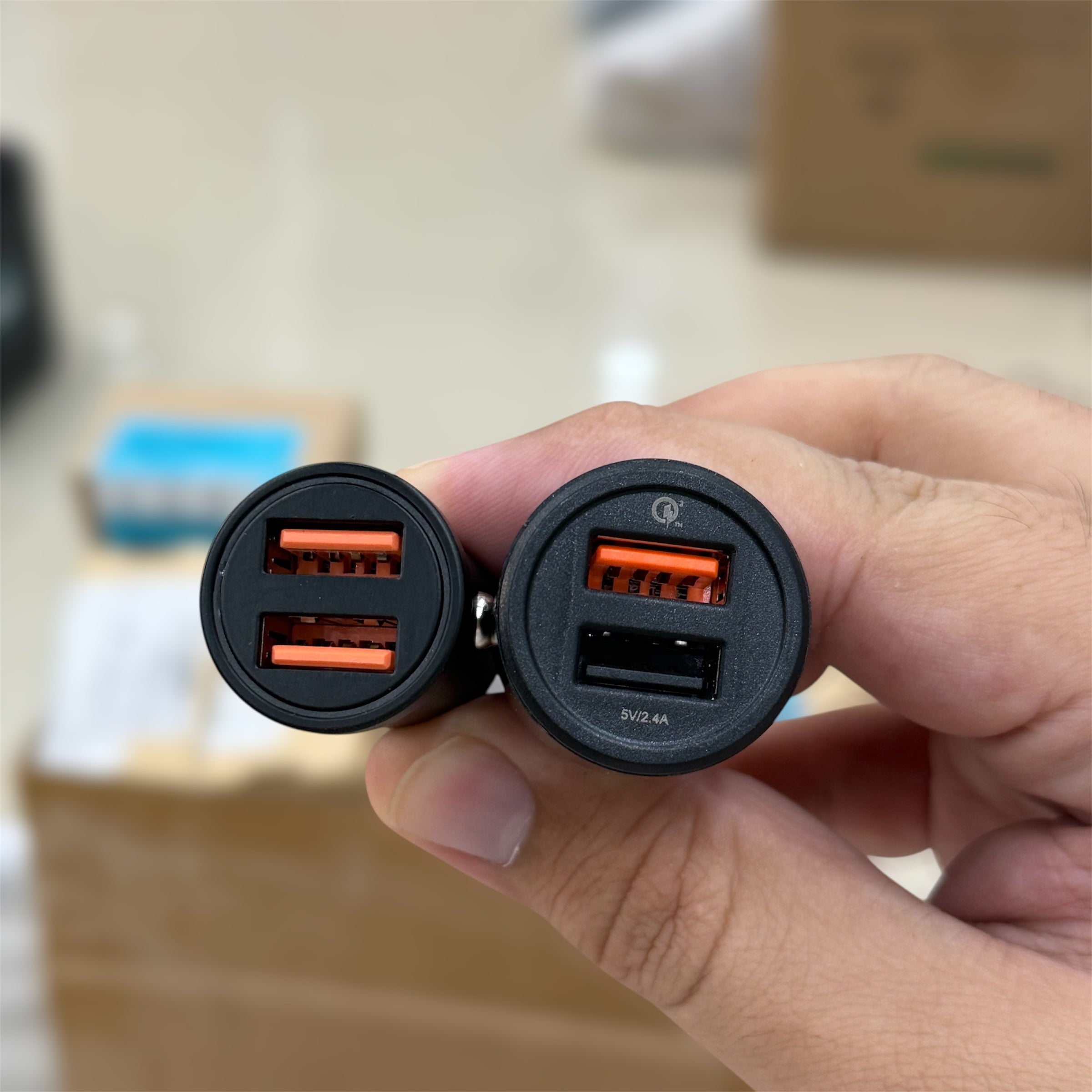 Dark Lightning 30W Quick Car Charger